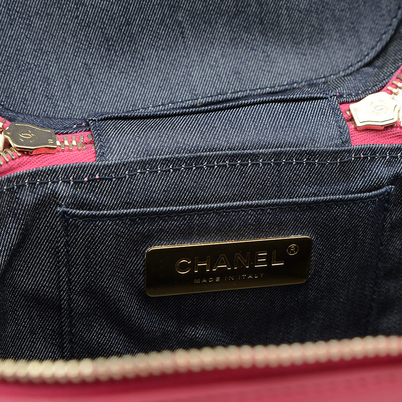 ココマーク バニティ チェーンショルダーバッグ ラムスキン ピンク AS0323 ショルダーバッグ