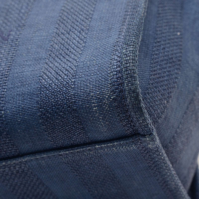 ドーヴィルGM 2Wayトートバッグ ラフィア/レザー ブルー A66941 トートバッグ