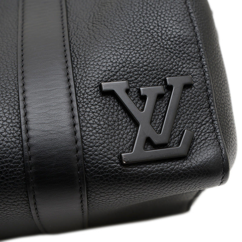 LVアエログラム シティキーポル ショルダーバッグ レザー ノワール M59255 ショルダーバッグ