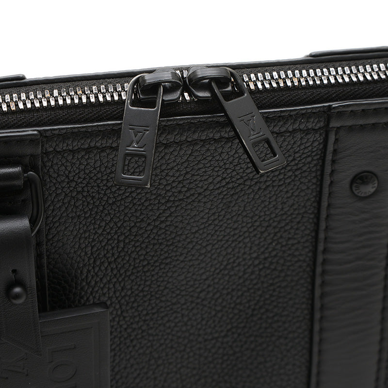 LVアエログラム シティキーポル ショルダーバッグ レザー ノワール M59255 ショルダーバッグ