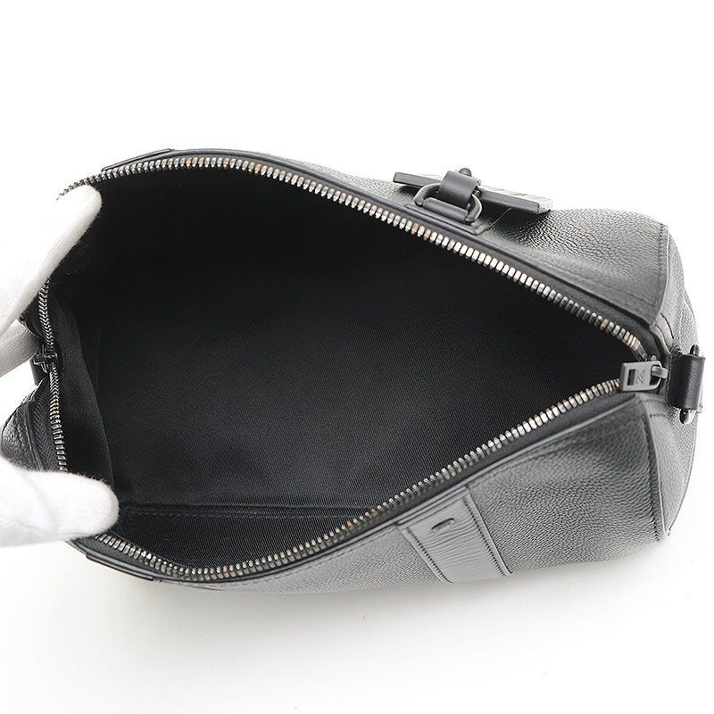 LVアエログラム シティキーポル ショルダーバッグ レザー ノワール M59255 ショルダーバッグ