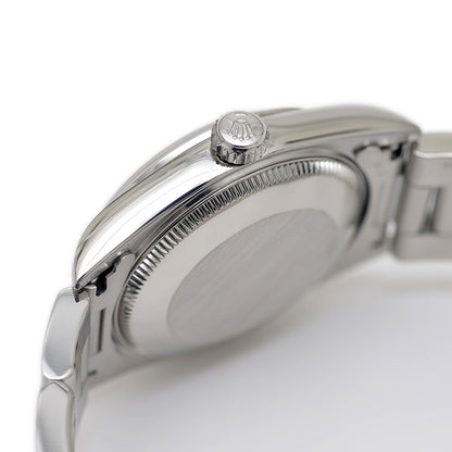 オイスターパーペチュアル 黒文字盤 SS 77080 オートマ ボーイズ 腕時計