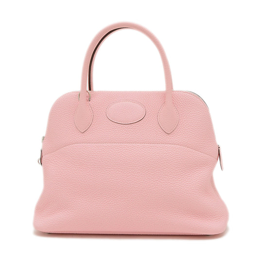 ボリード31 ヴェルソ トリヨン ローズサクラ/ナタ シルバー金具 Z刻印 ハンドバッグ