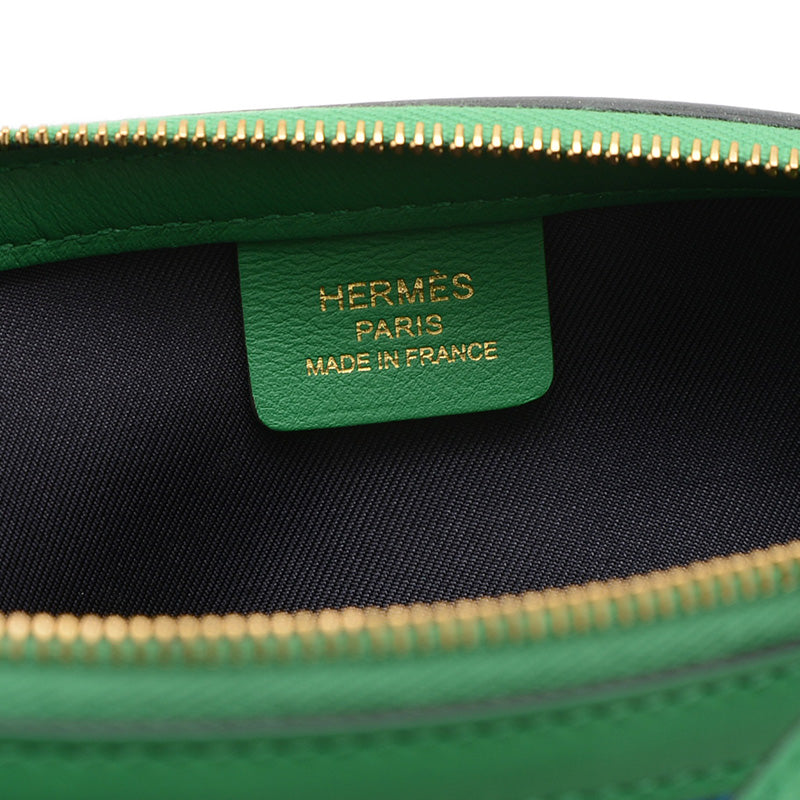 シュルソワ トゥー ゴー ショルダーバッグ シルク/スイフト グリーン/ブルー K刻印 ショルダーバッグ