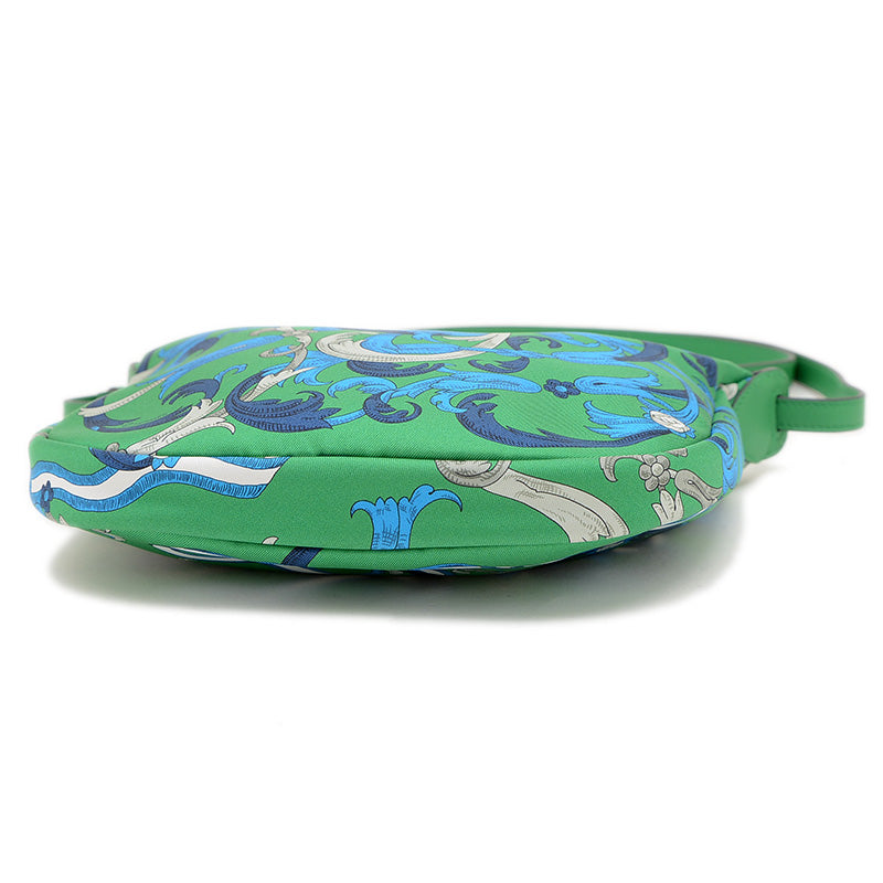 シュルソワ トゥー ゴー ショルダーバッグ シルク/スイフト グリーン/ブルー K刻印 ショルダーバッグ