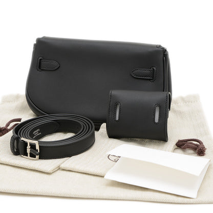 ケリームーヴ スイフト ブラック シルバー金具 W刻印 ショルダーバッグ