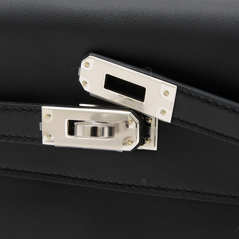 ケリームーヴ スイフト ブラック シルバー金具 W刻印 ショルダーバッグ