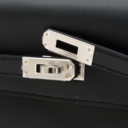 ケリームーヴ スイフト ブラック シルバー金具 W刻印 ショルダーバッグ