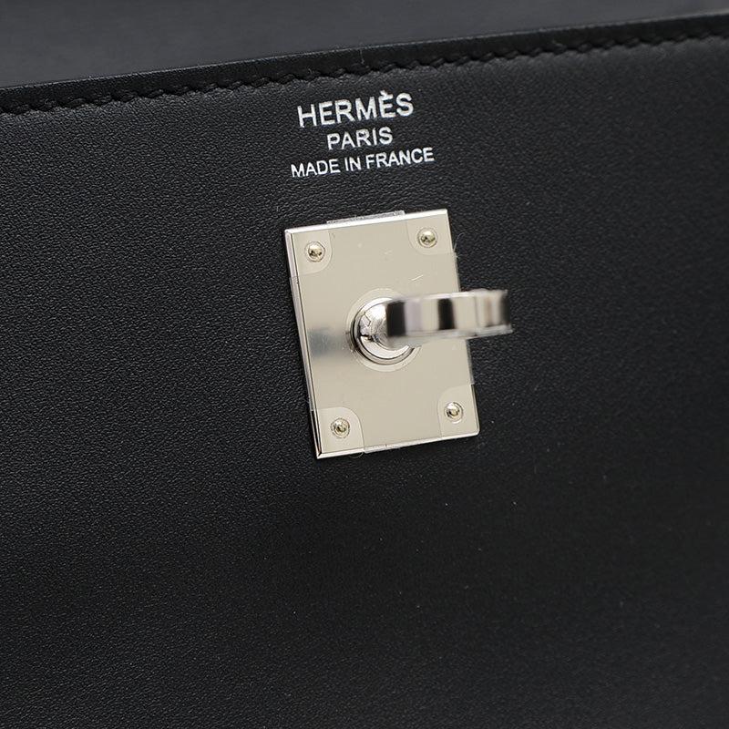 ケリームーヴ スイフト ブラック シルバー金具 W刻印 ショルダーバッグ