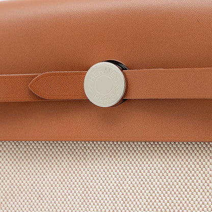 エールバッグ ミニ 20 トワル エクリュ/フォーブ シルバー金具 W刻印 ショルダーバッグ