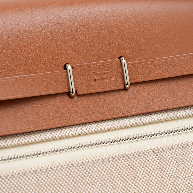 エールバッグ ミニ 20 トワル エクリュ/フォーブ シルバー金具 W刻印 ショルダーバッグ