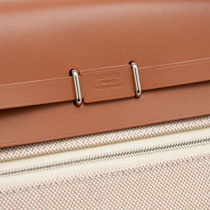 エールバッグ ミニ 20 トワル エクリュ/フォーブ シルバー金具 W刻印 ショルダーバッグ