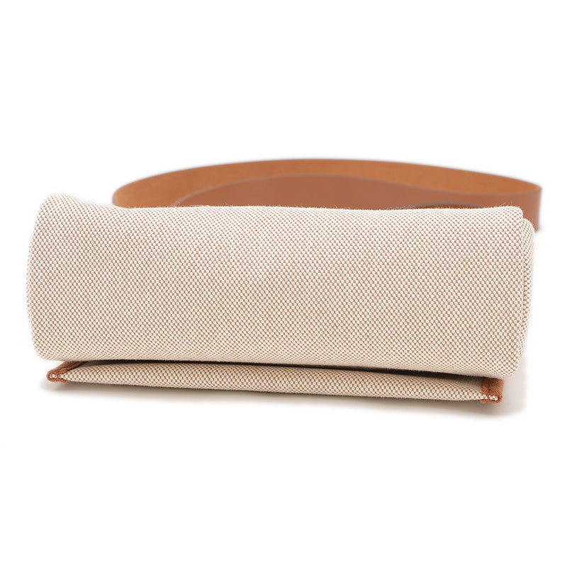 エールバッグ ミニ 20 トワル エクリュ/フォーブ シルバー金具 W刻印 ショルダーバッグ