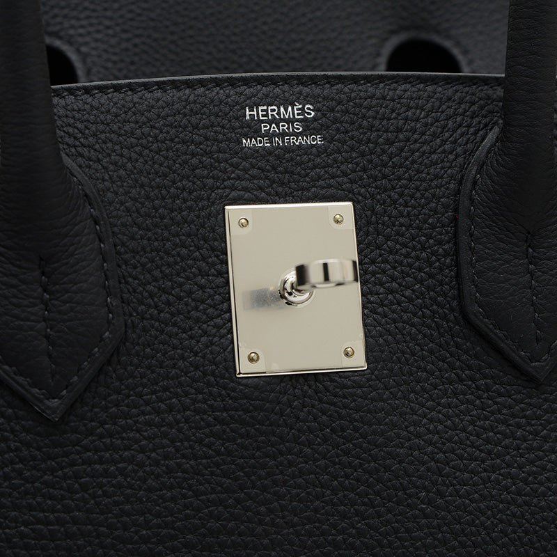 バーキン30 トゴ ブラック シルバー金具 Z刻印 ハンドバッグ