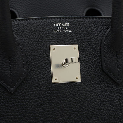 バーキン30 トゴ ブラック シルバー金具 Z刻印 ハンドバッグ