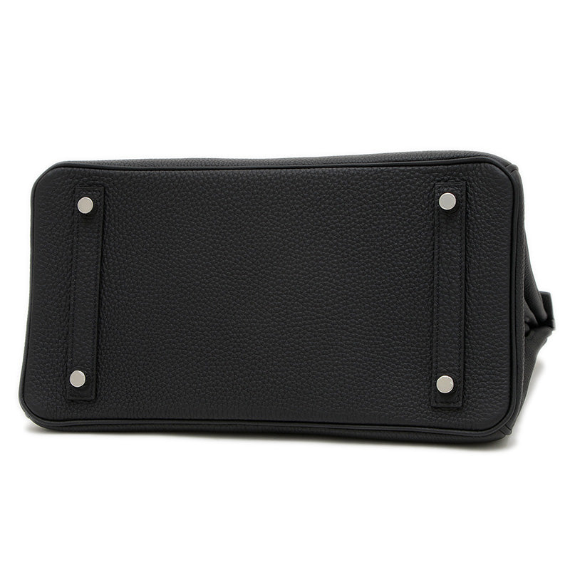 バーキン30 トゴ ブラック シルバー金具 Z刻印 ハンドバッグ