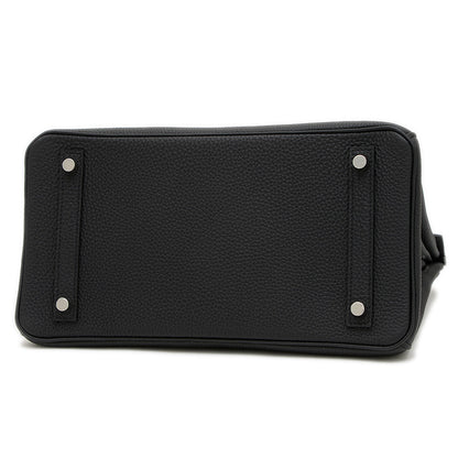 バーキン30 トゴ ブラック シルバー金具 Z刻印 ハンドバッグ