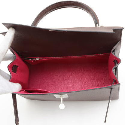 ケリー28 パーソナル エプソン ルージュセリエ/ローズメキシコ K刻印 ハンドバッグ