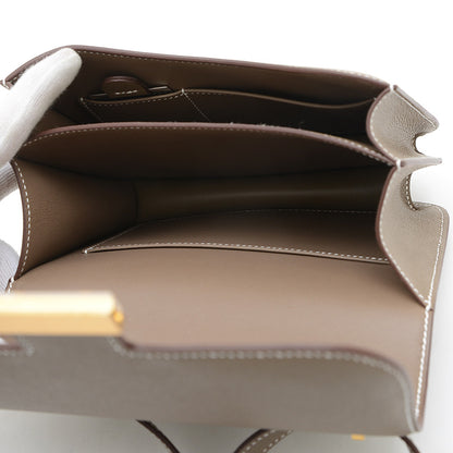 コンスタンス ミニ 18 ミロワール エプソン エトゥープ ゴールド金具 K刻印 ショルダーバッグ