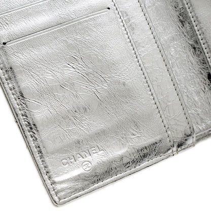 2.55 3つ折り長財布 レザー シルバー シルバー金具 A35298 長財布