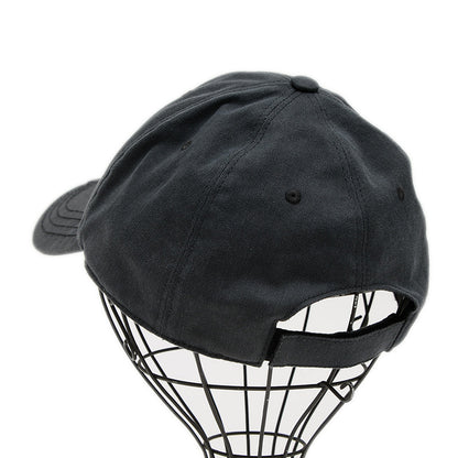 キャップ ロゴ コットン ブラック ユニセックス キャップ