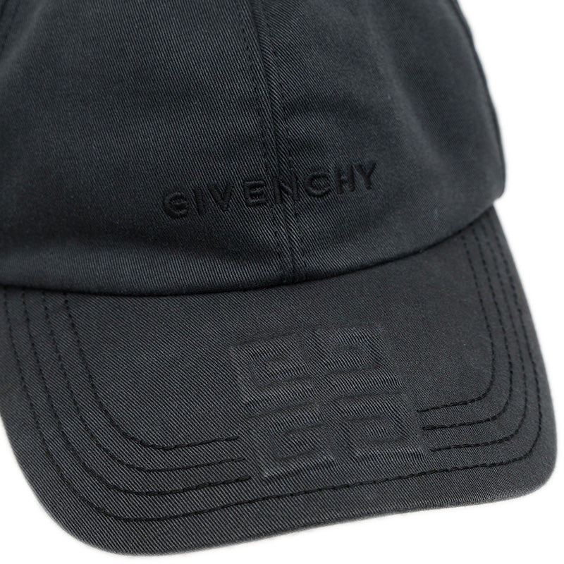 キャップ ロゴ コットン ブラック ユニセックス キャップ