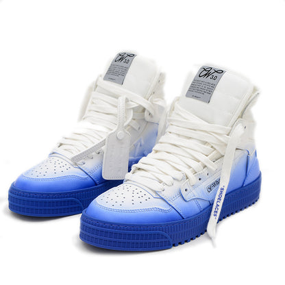 3.0 オフコート アニメーション スニーカー レザー ホワイト/ブルー メンズ #39 スニーカー