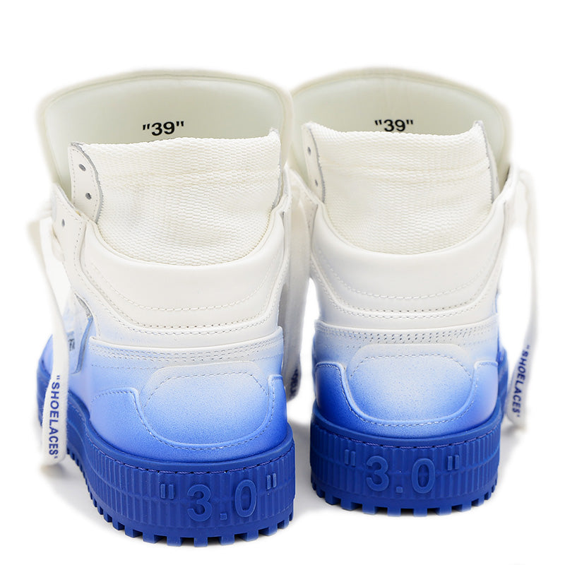 3.0 オフコート アニメーション スニーカー レザー ホワイト/ブルー メンズ #39 スニーカー
