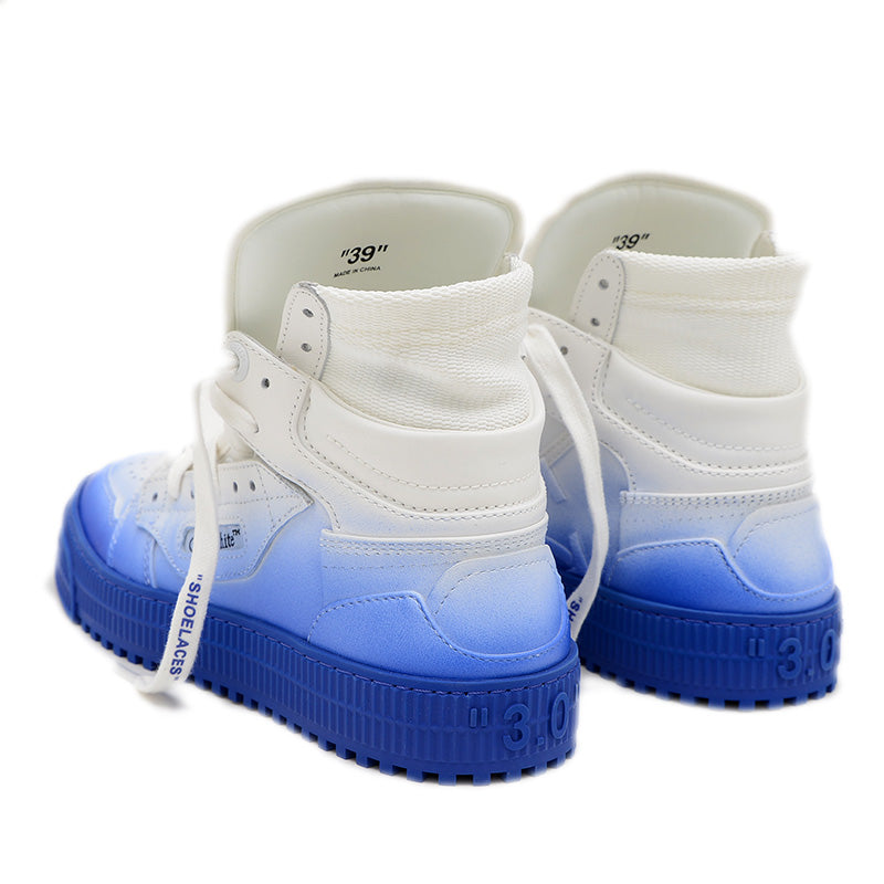 3.0 オフコート アニメーション スニーカー レザー ホワイト/ブルー メンズ #39 スニーカー