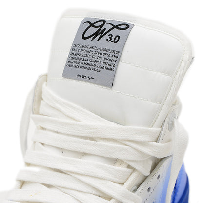 3.0 オフコート アニメーション スニーカー レザー ホワイト/ブルー メンズ #39 スニーカー