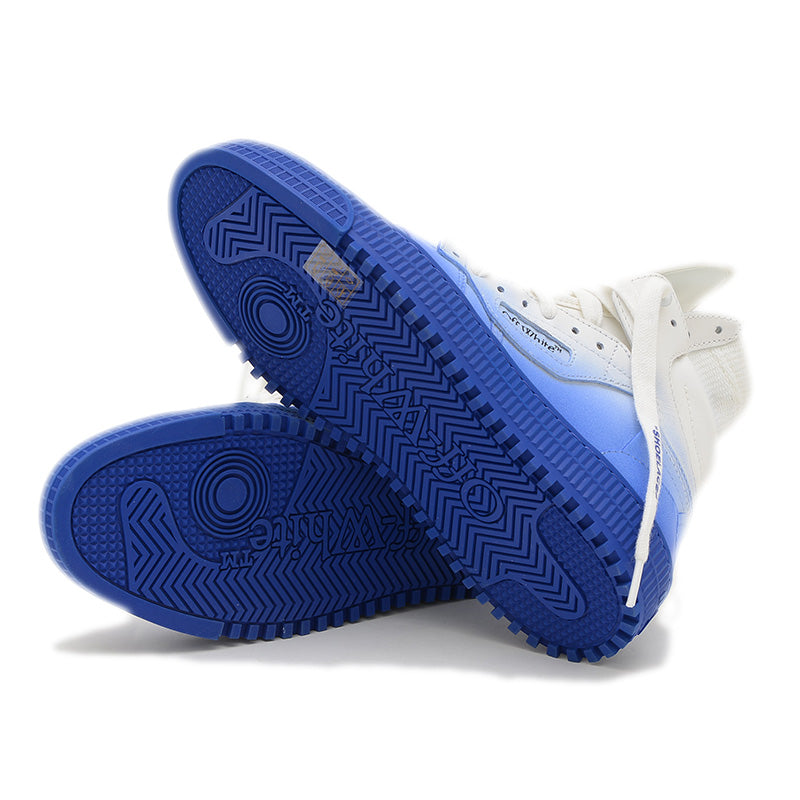 3.0 オフコート アニメーション スニーカー レザー ホワイト/ブルー メンズ #39 スニーカー