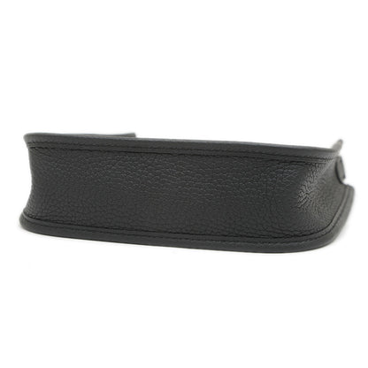 エブリンTPM トリヨン ブラック シルバー金具 K刻印 ロングストラップ ショルダーバッグ