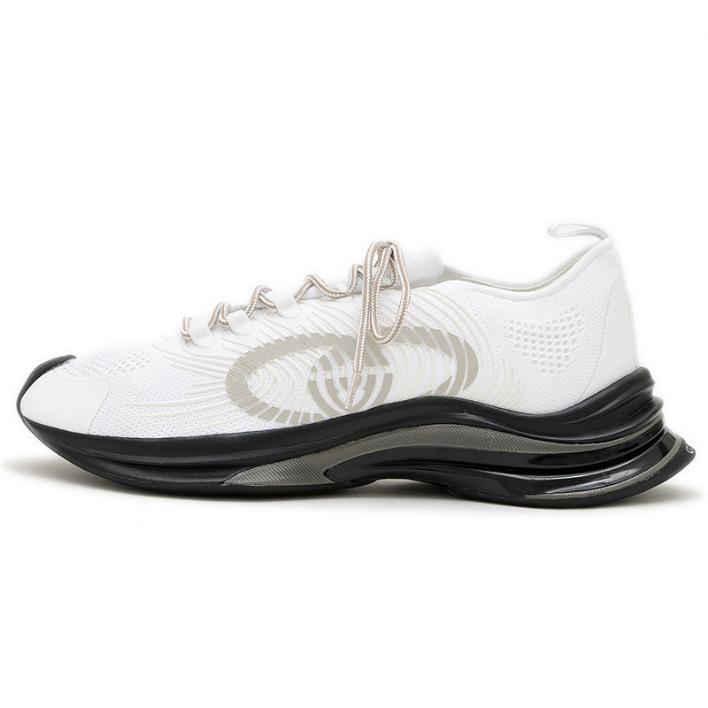 グッチラン スニーカー ナイロン ホワイト メンズ 721116 メンズ 12サイズ スニーカー