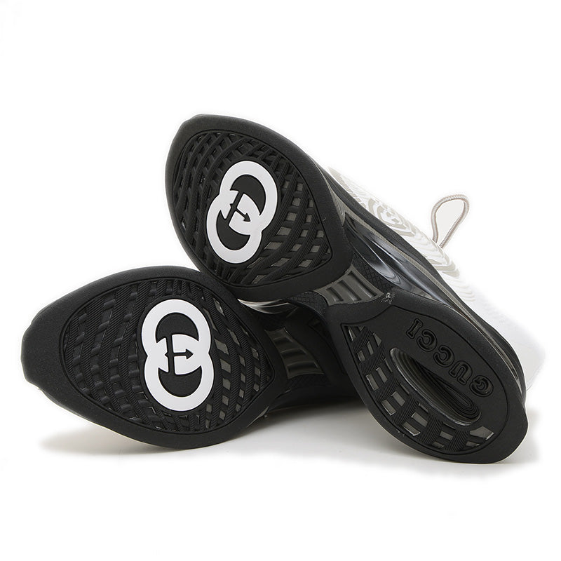 グッチラン スニーカー ナイロン ホワイト メンズ 721116 メンズ 12サイズ スニーカー