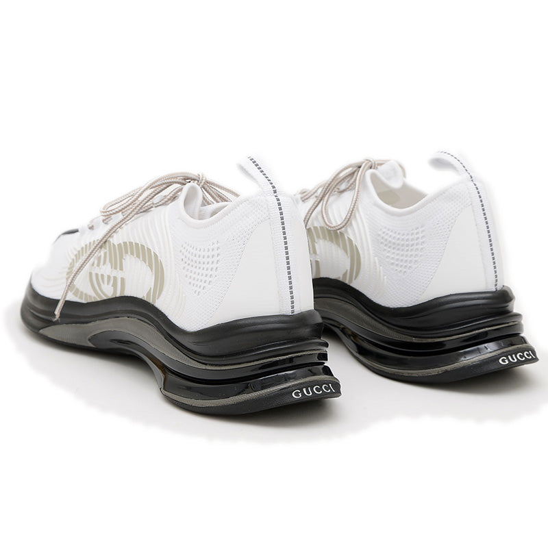 グッチラン スニーカー ナイロン ホワイト メンズ 721116 メンズ 13サイズ スニーカー