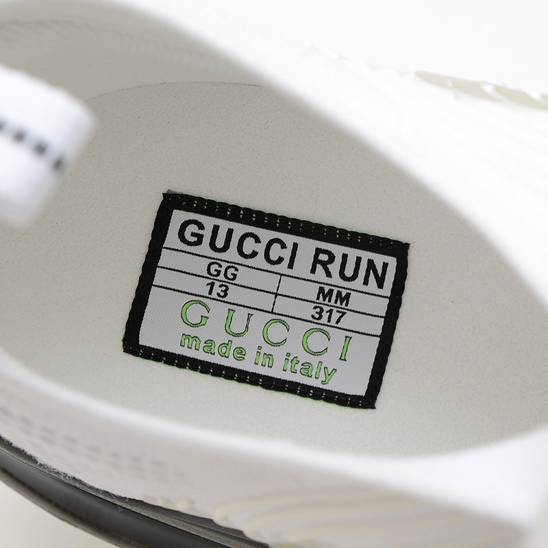 グッチラン スニーカー ナイロン ホワイト メンズ 721116 メンズ 13サイズ スニーカー