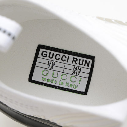 グッチラン スニーカー ナイロン ホワイト メンズ 721116 メンズ 13サイズ スニーカー