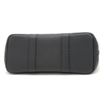 ガーデンパーティTPM 30 ハンドバッグ トワル/レザー グレー/ブラック □Q刻印 トートバッグ