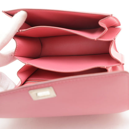 クラシックボックス スモール ショルダーバッグ レザー ピンク 189183 ショルダーバッグ