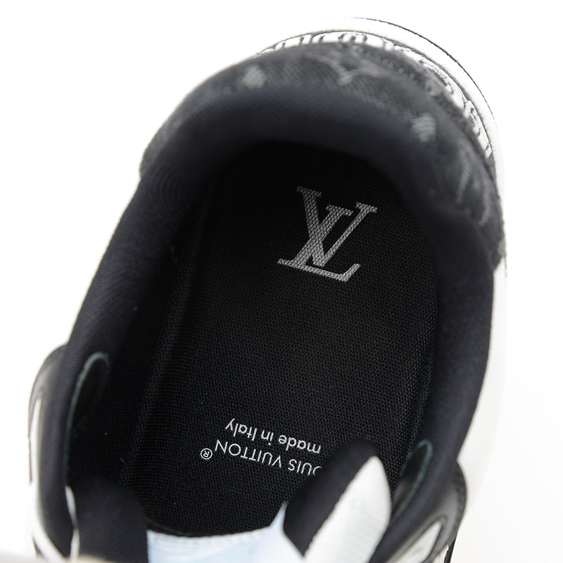 LVトレイナー スニーカー ベルクロ ホワイト/ブラック 1ABOD9 7.5サイズ メンズ スニーカー