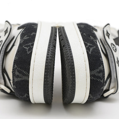 LVトレイナー スニーカー ベルクロ ホワイト/ブラック 1ABOD9 7.5サイズ メンズ スニーカー