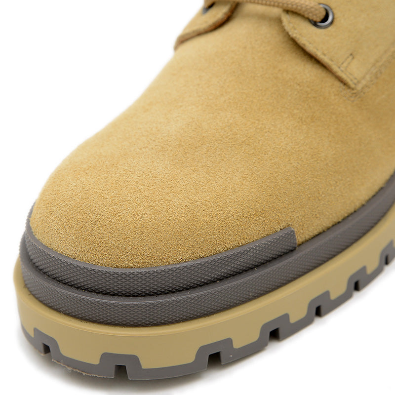 ショートブーツ リミット ヴォーヴェロア/カーフ ベージュ アルバートル ブーツ