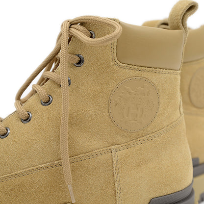 ショートブーツ リミット ヴォーヴェロア/カーフ ベージュ アルバートル ブーツ