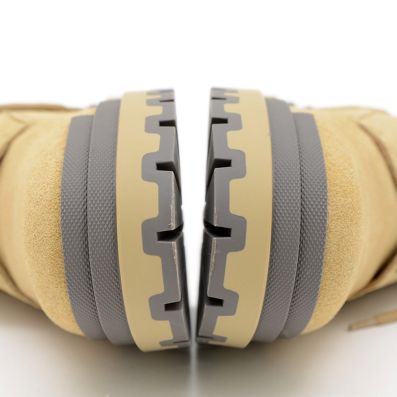 ショートブーツ リミット ヴォーヴェロア/カーフ ベージュ アルバートル ブーツ