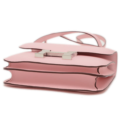 コンスタンス ミニ 18 ミロワール スイフト ローズサクラ マットシルバー金具 Ｋ刻印 ショルダーバッグ