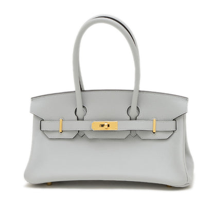 ショルダーバーキン29 エバーカラー ブルーグラシエ ゴールド金具 K刻印 ハンドバッグ