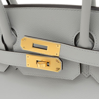 ショルダーバーキン29 エバーカラー ブルーグラシエ ゴールド金具 K刻印 ハンドバッグ