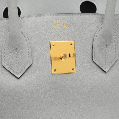 ショルダーバーキン29 エバーカラー ブルーグラシエ ゴールド金具 K刻印 ハンドバッグ