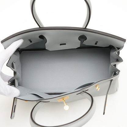 ショルダーバーキン29 エバーカラー ブルーグラシエ ゴールド金具 K刻印 ハンドバッグ