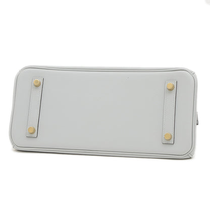 ショルダーバーキン29 エバーカラー ブルーグラシエ ゴールド金具 K刻印 ハンドバッグ